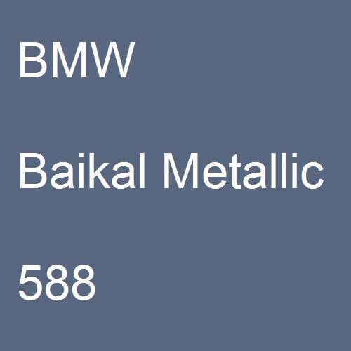 BMW, Baikal Metallic, 588.